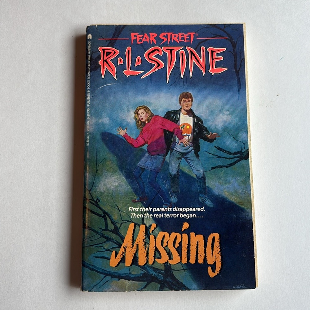 Vintage Fear Street Missing Book by R.L. Stine Paperback